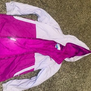 Girls XS Columbia *LIKE NEW Purple Winter Rain Jacket